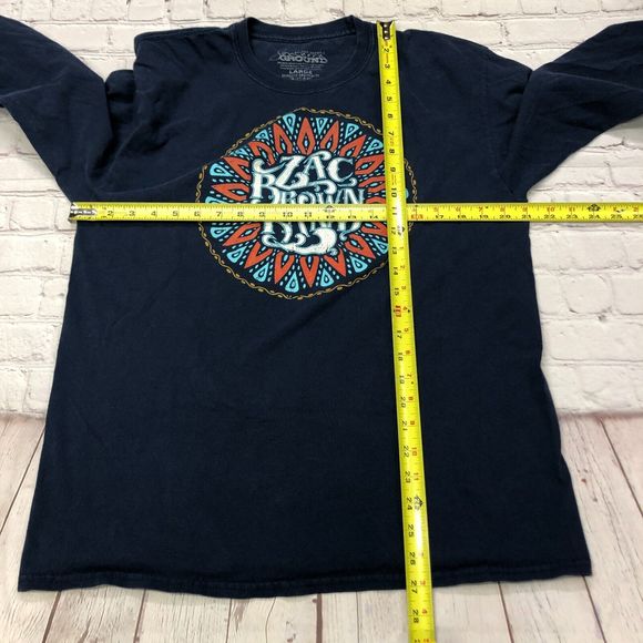 Zac Brown Band Black Out The Sun 2016 Tour T-Shirt Tee Adult Size Large B242 -22 - Picture 2 of 12